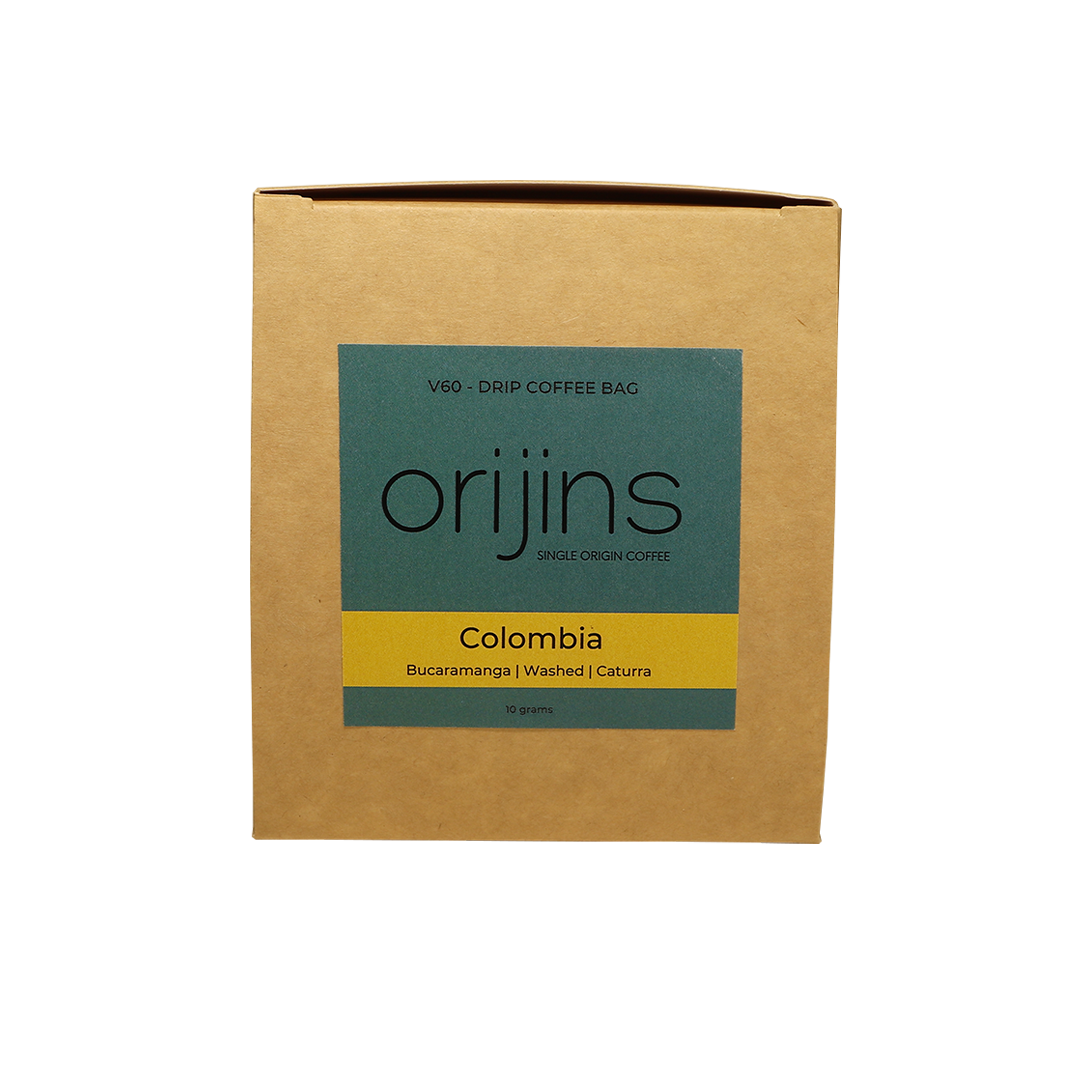 Orijins, Colombia, Drip bags, Συσκ. 10τεμ. - innovative coffee systems  για μια μοναδική εμπειρία καφε