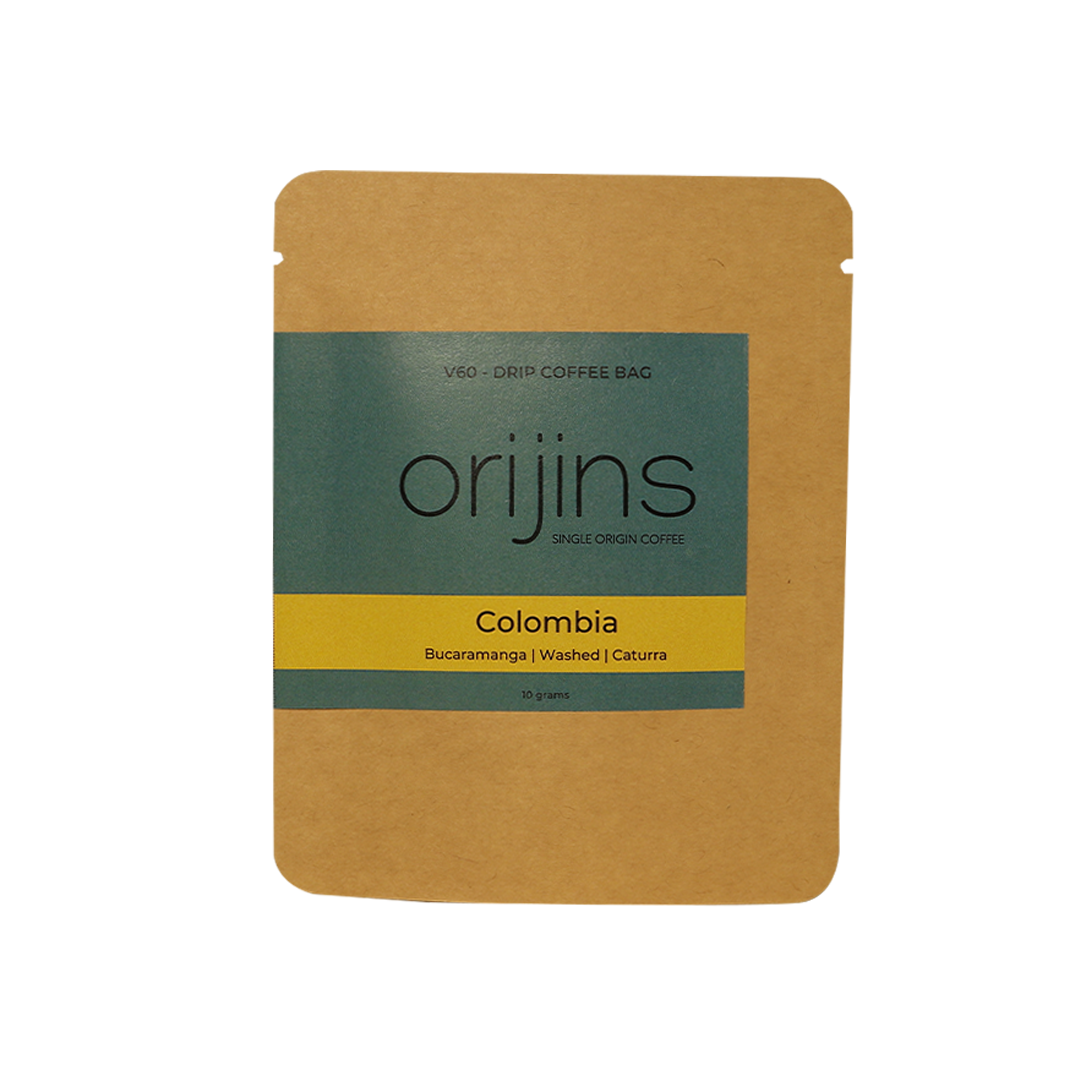 Orijins, Colombia, Drip bags, Συσκ. 10τεμ. - innovative coffee systems  για μια μοναδική εμπειρία καφε